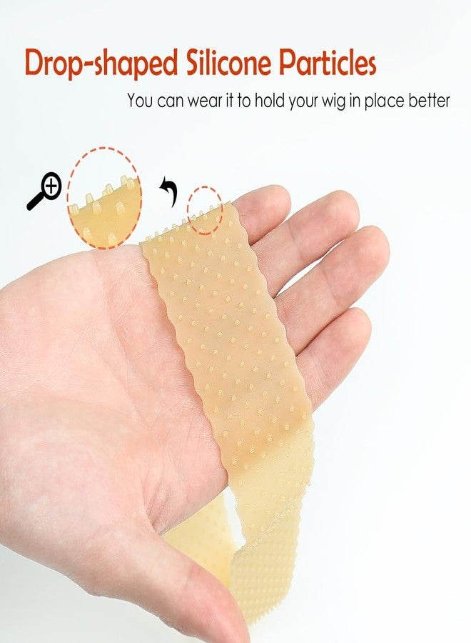 Yuest 3 Pcs Silicone Wig Grip Band for Lace Front HD Wig Cap Grip Band for Lace Front - Image 4